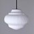 VIOKEF Boho Glass Pendant Light 3D model small image 1