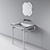 Sleek Antoniolupi Accordo Console 3D model small image 3