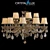 Siena SP10+5 Crystal Chandelier 3D model small image 1