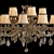 Siena SP10+5 Crystal Chandelier 3D model small image 2