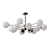 Sleek Balls Chandelier 3D model small image 1