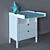 Sleek and Practical: IKEA SUNDVIK Changing Table 3D model small image 1