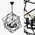 Elegant Cage Chandelier for Ceilings 3D model small image 1