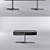 Contemporary Minotti Close Table Set 3D model small image 2