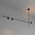 Elegant Linear Pendant for Tribes 3D model small image 1