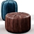 Exquisite Marrakech Poufs: Luxury, Style, Comfort 3D model small image 2