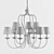 Elegant Selena Chandelier DL1353 3D model small image 3