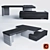 Modern Office Table: Stylish Design, High Quality 3D model small image 1