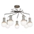 Elegant Odeon Light Chandelier 3D model small image 1