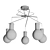 Elegant Marco Chandelier: Odeon Light 3D model small image 2