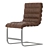 Modern RH Oviedo Leather Side Chair 3D model small image 3