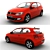 2010 Volkswagen Polo 3-Door: High-Detail V-Ray Model 3D model small image 1