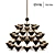 Elegant Cleo Chandelier by Circalighting 3D model small image 1