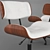 Mid-century Modern Office Chair - 2013 version 3D model small image 2