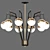 Stunning Stilnovo-inspired Chandelier 3D model small image 1