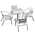 Cultivate Cozy Conversations: Cornette Patio Seating 3D model small image 2