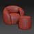 ALIVAR BALOO Armchair 3D model small image 3