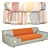 Vibrant VITRA Vlinder Sofa: Unleash Elegance 3D model small image 2