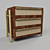 Custom Design Wooden Dresser 3D model small image 2
