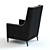 Modern Christo Large Armchair: 3D Model 3D model small image 3