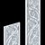 Afrasiab Sinusoid Carved Panels 3D model small image 2