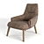 Modern Comfort: Natuzzi Emma Armchair 3D model small image 1