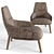 Modern Comfort: Natuzzi Emma Armchair 3D model small image 2