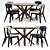 Coleman Legacy Kateri Round Dining Set 3D model small image 1