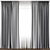 Exquisite Curtain Design: 3D Model & Textured 3D model small image 1