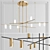 Tribal Elegance Chandelier 3D model small image 1