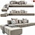 Freeman Lounge Set: Stylish and Versatile 3D model small image 1