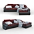  Versatile Corner Sofa: Wide, Deep, and Comfortable 3D model small image 1