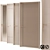 Gilded Elegance: Modern Wood Doors 3D model small image 1