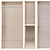 Gilded Elegance: Modern Wood Doors 3D model small image 2