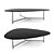 Sleek Air Big Coffee Table 3D model small image 1