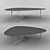 Sleek Air Big Coffee Table 3D model small image 2