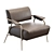 Potocco Stay Lounge Armchair 3D model small image 1