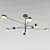 Black Modern Pendant Light 3D model small image 1