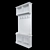 Russian-made Wide Wardrobe Module 3D model small image 2