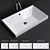 Teorema 2.0 Ceramic Built-in Washbasin 3D model small image 1