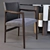 Porada: Pilar Dining Table & Sveva Chair Set 3D model small image 2