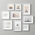 Multi-color Picture Frames Set 3D model small image 1