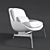 Modern Field Lounge Chair 3D model small image 3