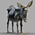 Pavel Quoytcheff Donkey Sculpture 3D model small image 2