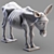 Pavel Quoytcheff Donkey Sculpture 3D model small image 3