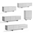 Poliform Pandora Sideboards: Stylish Storage Solutions 3D model small image 2