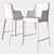 Modern Magda Stool: Sleek Italian Design 3D model small image 3