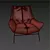 Elegant Cana Lounge Chair 3D model small image 3