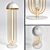 Elegant Turner Floor Lamp - 2013 Vintage Design 3D model small image 1