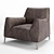 Elegant and Comfortable Natuzzi Dolly Armchair 3D model small image 1